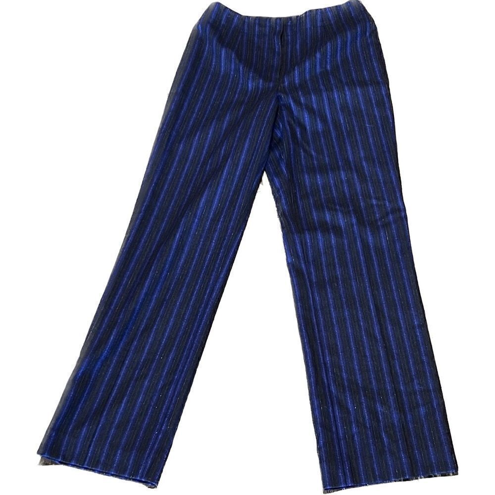 Carlisle ‎ dress pants women’s 4 wool, cashmere, blend, multicolor, striped